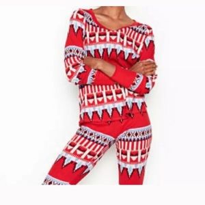 Victoria Secret Fireside Thermal Pajama Set small